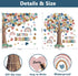 Adduster 108 Sheet Tree Bulletin Board Set - Classroom Tree Bulletin Board Set Heart Cutouts Classroom Bulletin Tree Wall Decor Supplies for Schoo...