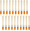 Small Paint Brushes, 1/2 Inch Paint Brush Gloss Paint Brush Nylon Paint Brushs with Wood Handle Reusable Paintbrushes Keyboard Cleaning Brush for ...