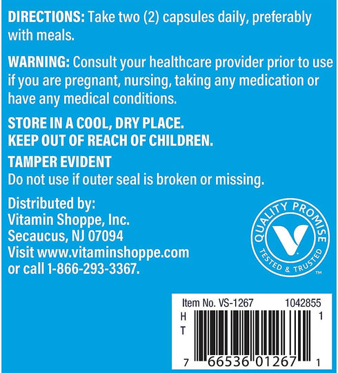The Vitamin Shoppe Quercetin + Vitamin C, Citrus Free, Antioxidant That Supports A Healthy Immune for All Seasons (100 Capsules)...