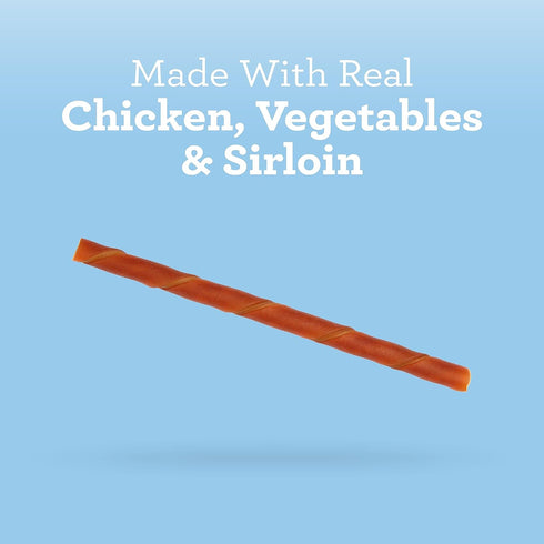 SmartBones Twist Sticks Made with Real Sirloin, 50 Count, Treat Your Dog to a Rawhide-Free Chew...
