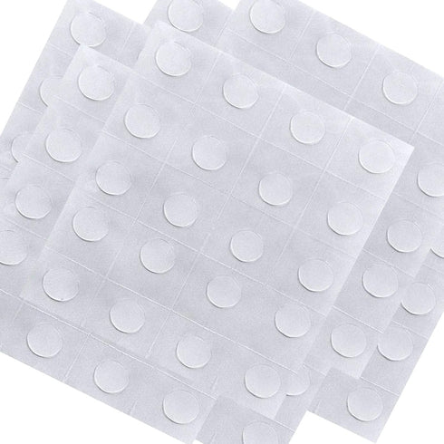 600PCS Clear Dots Glue Removable Double Sided Adhesive Dots for Balloons Sticking Hanging Posters Photos Paper Scrapbooking Walls Candles Making B...