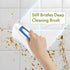 Amazer Scrub Brush for Cleaning Comfort Grip Shower Scrubber Flexible Stiff Bristles with Handle Heavy Duty Cleaner Brush for Tub Sink Carpet Floo...