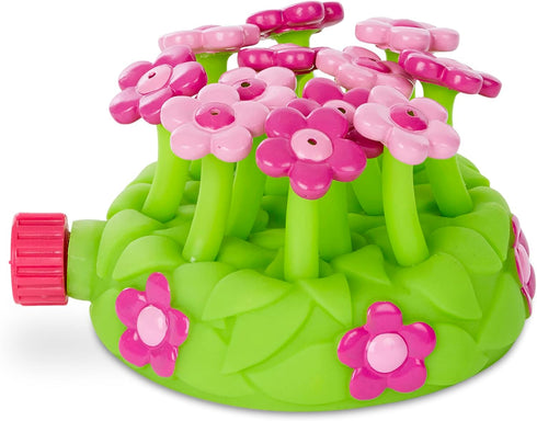 Melissa & Doug Sunny Patch Pretty Petals Flower Sprinkler Toy With Hose Attachment...