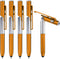 MECCANIXITY 5pcs Multifunction Stylus Pen Capacitive Touch Screen Ballpoint Pens with LED Light, Foldable Phone Holder Stand for Writing in The Da...