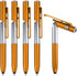 MECCANIXITY 5pcs Multifunction Stylus Pen Capacitive Touch Screen Ballpoint Pens with LED Light, Foldable Phone Holder Stand for Writing in The Da...