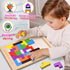 FFTROC Wooden Puzzles for Kids Ages 4-8 8-10 Thick Colorful 3D Russian Blocks and Brain Teaser Tangram Jigsaw STEM Intelligence Toys Educational G...