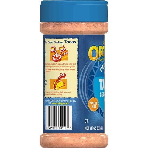 Ortega Seasoning Mix, Taco Seasoning, 6.5 Ounce (Pack of 12)...