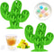 Fewo 2Pcs Mini Cactus Ice Cube Tray, Cacti Silicone Molds Set for Chocolate Candy Cake Cupcake Soap Baking Jello Cookie Wax Crayon...
