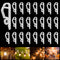 SelfTek 120 Pcs Christmas Light Clips & Hooks, Gutter Clips for Hanging Outdoor Holiday Lights...