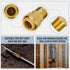 SUNGATOR Straight Connector Plumbing Fitting, Male Adapter 1/2 Inch by 1/2 Inch Push Fit PEX Fittings with Disconnect Clip, Push-to-Connect Copper...