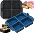 Webake Silicone Air Fryer Brownie Pan for Baking, Nonstick 2.6" Square Silicone Mold for S'mores, Cake Puck, Muffin, 4-Cavity Set of 2...