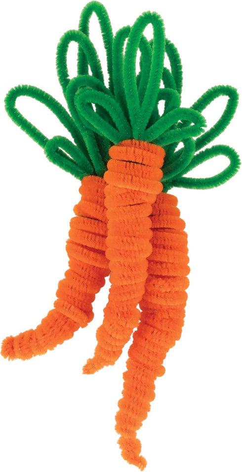 Creativity Street Chenille Stems/Pipe Cleaners 12 Inch x 4mm 100-Piece, Orange...