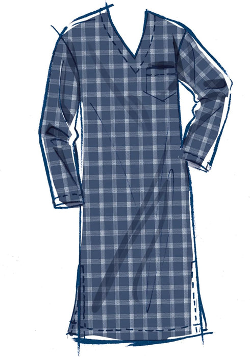 McCall's Men's Wrap Robe, Pullover Nightshirt and Pull-on Pants Sleepwear Sewing Pattern Kit, Design Code M8443, Sizes S-M-L-XL-XXL-XXXL, Multicol...