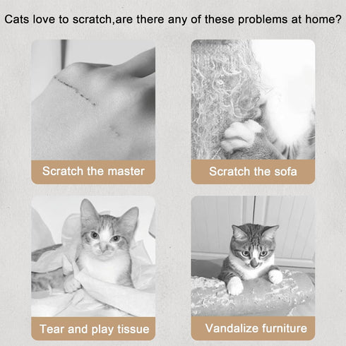 Cat Wall Scratcher Couch Cat Scratch Protector Mat Cat Scratch Furniture Protector 11.8 X 39.3 inch Wall Scratchers for Indoor Cats Self-Adhesive ...