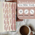 Bible Tabs for Women Study Bible, Gold Embossed Matte Catholic Bible Tabs Pink, Bible Book Index Tab Bible Book Tabs w/Old & New Testament Pink Bi...