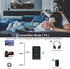 Bluetooth Transmitter for TV PC, 2 in 1 Bluetooth Audio Adapter Music Receiver (3.5mm Jack Cable, Low Latency,Built-in Microphone) Wireless Transm...