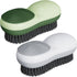 Laundry Stain Brush 2 Pack Two-side Soft Bristle Scrub Brush for Stain Removal Silicone Household Clothes Washing Brush Dual-use Scrubbing Brush f...