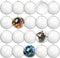 Kingrol 20 Pack 4-Inch Clear Plastic Fillable Ornaments Ball, for Christmas, Wedding, Party, Home Decor...