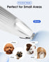 Upgraded Dog Paw Trimmer with LED Light, 9 mm Mini Blade (Approximately 1/3 in), Smart Display, Type-C Rechargeable Pet Clippers for Small Dogs Ca...