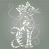 Stencils for Walls: Cute Cat Stencil, 6 x 8.5 inch (L) - Cool Cartoon Cat Bow Flower Beads Stencils for Painting Template...