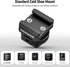 NEEWER Cold Shoe Mount Adapter Compatible with DJI Hollyland Rode Wireless Lavalier Microphone Receiver, Anti Drop Mic Accessories with Retractabl...