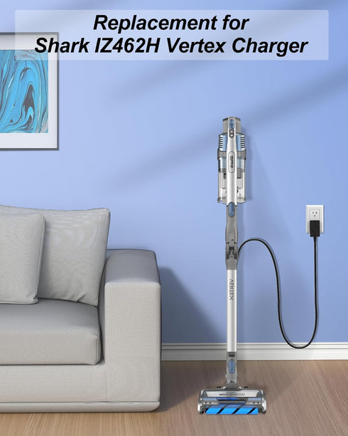 for Shark DK33-288080H-U Charger Compatible with Shark IZ462H IZ482H IZ483H IZ662H IZ682H 1Z440H 1Z441HBRN Vertex Ultra Lightweight Cordless Stick...