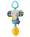 Skip Hop Bandana Buddies Baby Activity Chime & Teether Stroller Toy, Elephant...