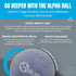 Tune Up Fitness – Alpha Ball | Larger Sized Yoga Massage Therapy Ball | Deep Tissue Myofascial Release and Pain Relief for Upper & Lower Back, Sho...