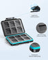 ORICO 24 Slots SD Card Case Holder Water Resistant & Anti-Shock Memory Card Case for SD/Micro SD SDXC SDHC TF Card Carrying Storage Organizer Prot...