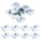 uxcell 10Pcs M4 T Nut Tee Sliding Slot Nuts, T-Slot Nut Hammer Nut Block Square Nut Fastener Carbon Steel Nickel Plated for Aluminum Extrusion Pro...