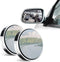 2Pcs Car Suction-Cup Blind Spot Mirror, 360° Wide Angle HD Glass Convex Side Rearview Mirror for Cars SUVs, Vans, and Trucks - Universal Automotiv...