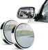 2Pcs Car Suction-Cup Blind Spot Mirror, 360° Wide Angle HD Glass Convex Side Rearview Mirror for Cars SUVs, Vans, and Trucks - Universal Automotiv...