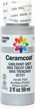 Delta Creative Delta Ceramcoat Acrylic Paint, 2 oz, Cableknit Gray,2000-2721...