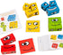 ZE ZONEXPRESS© - Expression Puzzle Building Blocks - Wooden Face Montessori - Face-Changing Magic Cube Challenge and Logical Thinking Training Boa...