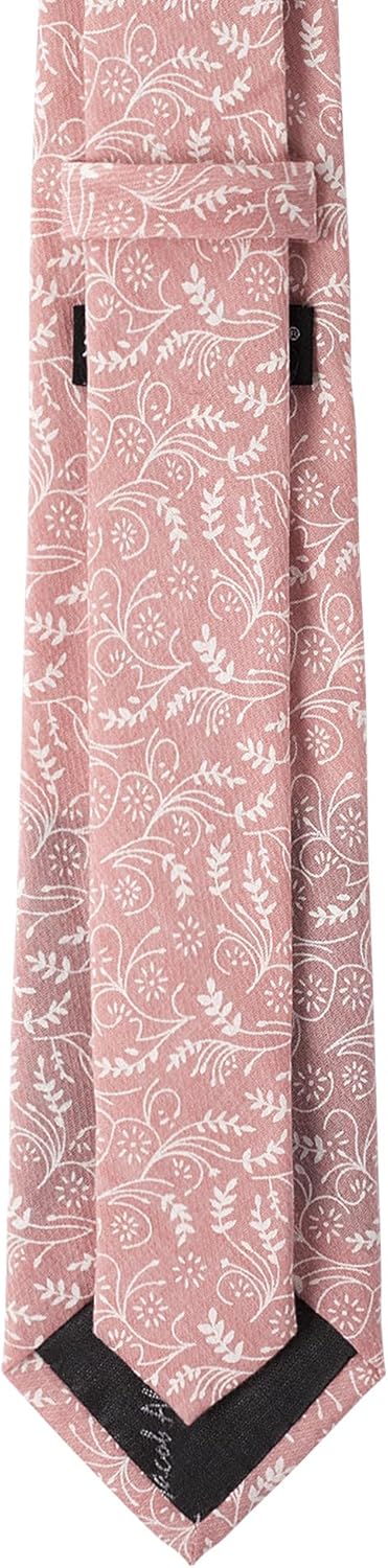 Jacob Alexander Men's Regular Floral Neck Tie...