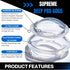 Cupping Warehouse Supreme 4 DEEP PRO 6065 Cup (4 Sizes) Cupping Therapy Sets Professional and Self Care Chinese Silicone Anti Cellulite Massage Su...