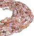 6-10mm Natural Pink Opal Tumbled Stone Chip Loose Beads for Jewelry Making, Polished Irregular Pebble Crystal Beads Supply 32"(2 Strands)...