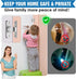 90 Degree Flip Barn Door Lock, Sturdy 304 Stainless Steel Gate Latch, Home Security Sliding Door Lock Best for Barn, Bathroom, Bedroom, Cabinet, G...