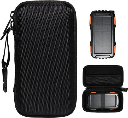 Alltravel Organizing Case for Solar Portable Charger Compatible with Mregb, BLAVOR, QiSe, Annero, QIMYE...