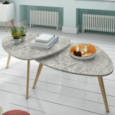 Erfoni Gray Glossy Marble Wallpaper Peel and Stick Countertops 15.8inch x 118.1inch Granite Removable Contact Paper Marble Self Adhesive Wall Pape...