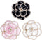 PAGOW 3Pcs Flower Brooch Pin, Fashion Petal Pearl Elegant Exquisite Brooches Pins Set Decoration for Women Wedding Banquet Party Shirts Dresses...