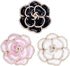 PAGOW 3Pcs Flower Brooch Pin, Fashion Petal Pearl Elegant Exquisite Brooches Pins Set Decoration for Women Wedding Banquet Party Shirts Dresses...