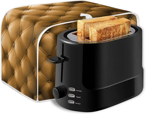 Cow Sunflower Print 4 Slice Toaster Covers Dust Protection Bread Maker Covers Toaster Oven Cloth Cover Kitchen Accessories Washable Appliance Cove...