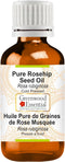 Pure Rosehip Seed Oil (Rosa rubiginosa) Cold Pressed for Personal Care 15ml (0.50 oz)...