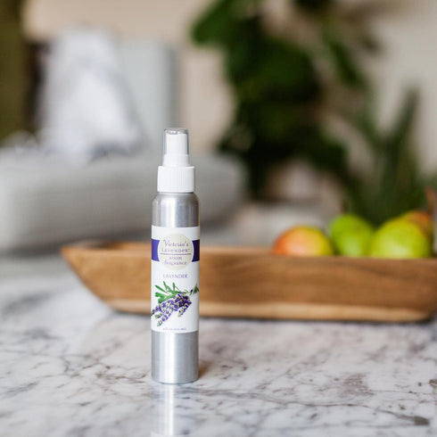 Victoria's Lavender Room Spray - All-Natural Home Fragrance, Pure Essential Oil Air Freshener & Odor Eliminator, Calming and Relaxing Scent, Aroma...