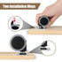 Self Adhesive Caster Wheels Set for Trash Can, Storage Box (4PCS, 1.5")...