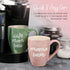 Pavilion Large Ceramic Coffee Mug with "Mama Bear" Text Design, Microwave & Dishwasher Compatible, Tall Coffee or Tea Cups for Moms with Handle, I...