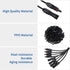 Ansxiy Solar Y Branch Connectors 1 to 4, Solar Panel Parallel Connectors Solar Panel Adapter Cable Tool Kit (M/FFFF and F/MMMM)...