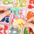 KIMOBER 25Pcs Educational 3D Cartoon Puzzle,3D Dinosaur Puzzle for Kids DIY Cartoon Dinosaur Animal Learning Education Puzzle Jigsaw Toys for Kids...