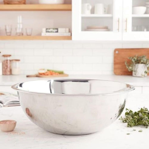 YBM HOME Stainless Steel Mixing Bowl - Premium Polished Mirror Nesting Metal Bowl for Cooking and Serving, Stackable for Convenient Storage 1191 (...